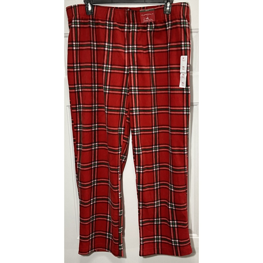 NEW – Men's Wondershop Comfy Red/Green/Plaid Pajama Pants – Size XL